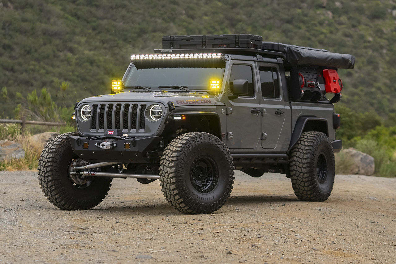 2020 Jeep Gladiator - Black Rhino AVENGER BEADLOCK - Black | Black Rhino